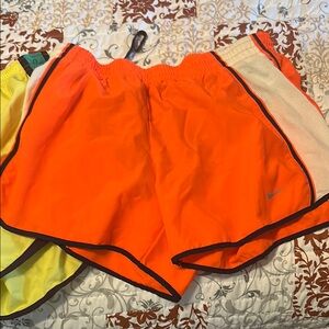 Nike Bright Orange Sports Shorts